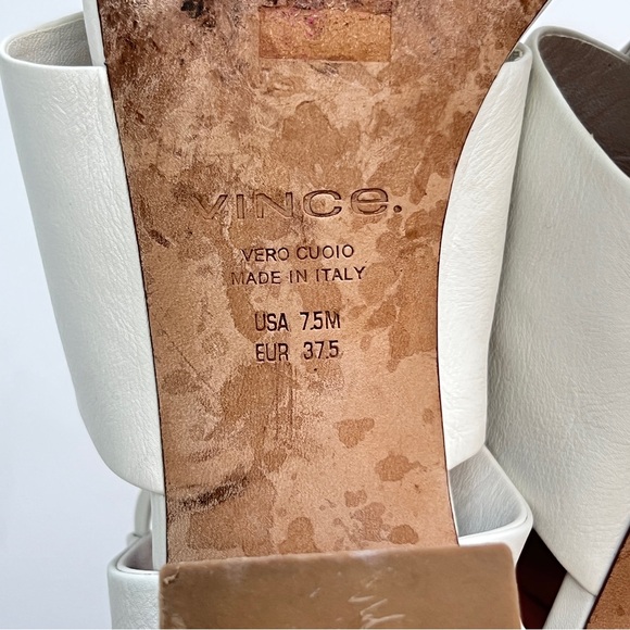 Vince Dunaway Ankle-Wrap Leather Sandals, Size 7.5 - Picture 7 of 7